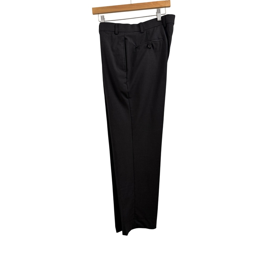 Brooks Brothers Regent Fit Wool Blend Dress Pants Charcoal Grey 36x29 - Picture 3 of 6